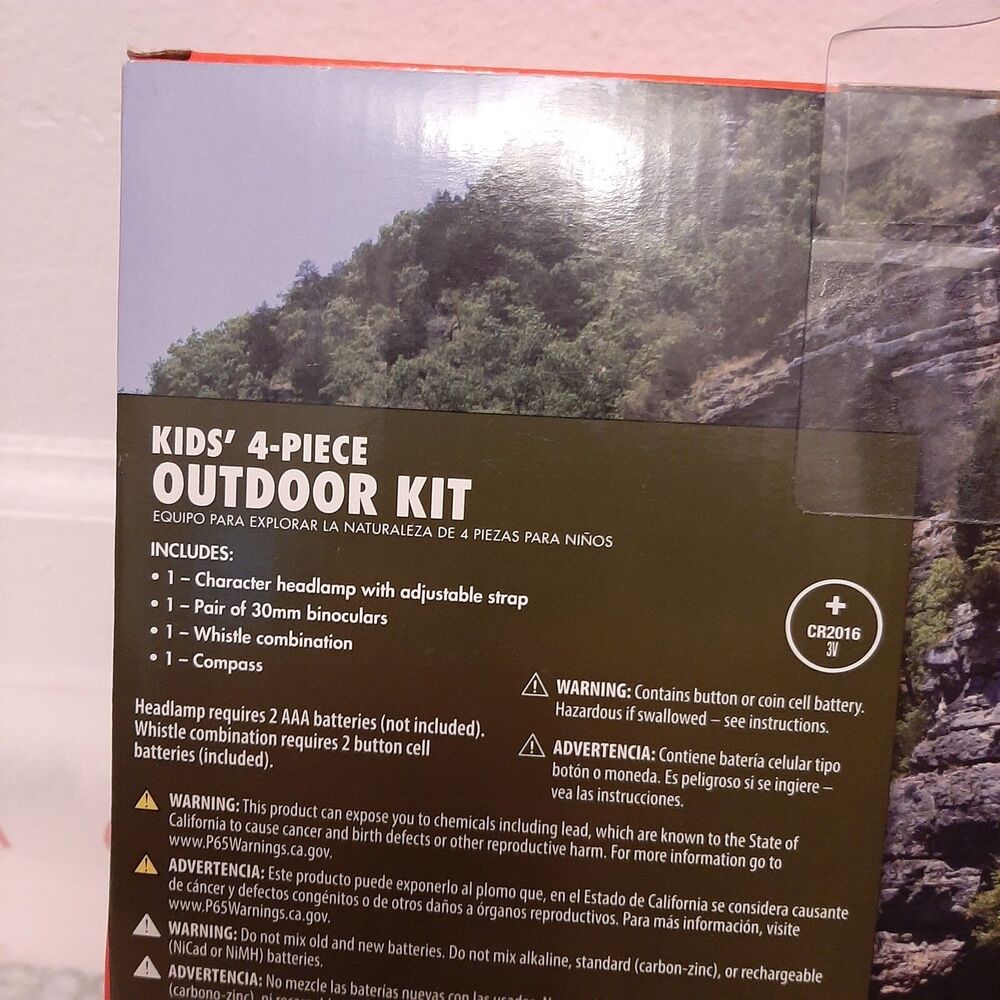 NEW Ozark Trail Kids 4 Piece Outdoor Explore Kit 8+ Lamps, binoculars, compass - Picture 5 of 6